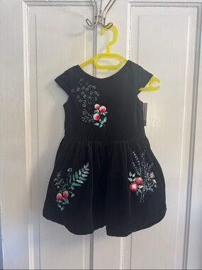Carter's | Dresses | Carters Baby Girls Green Velvet Holiday Party Dress  Size 2 Months | Poshmark